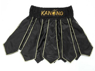 Kanong Muay Thai Shorts : KNS-142-Black